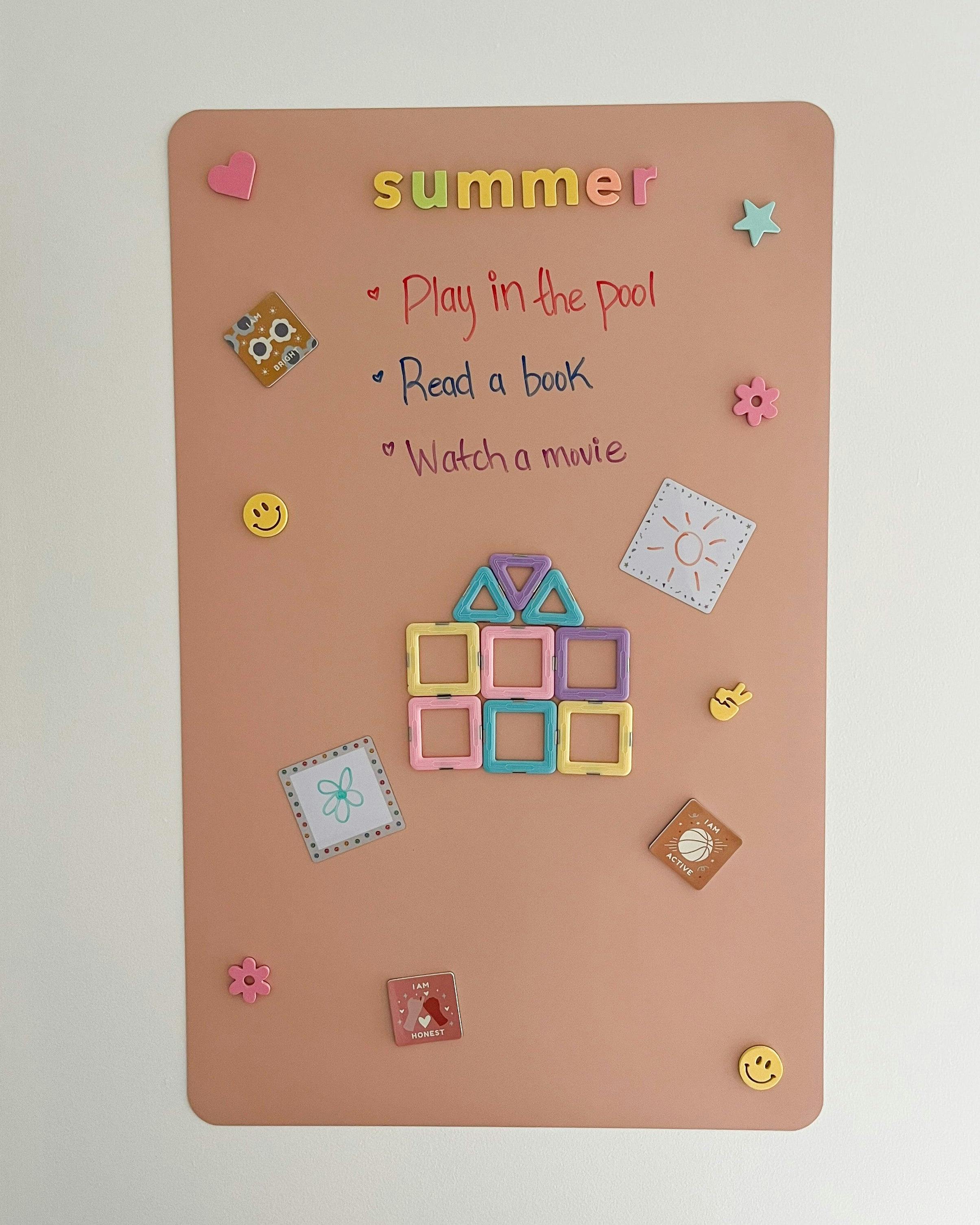 Magic Playwall - Rectangle Magnetic Wall Decal for Kids