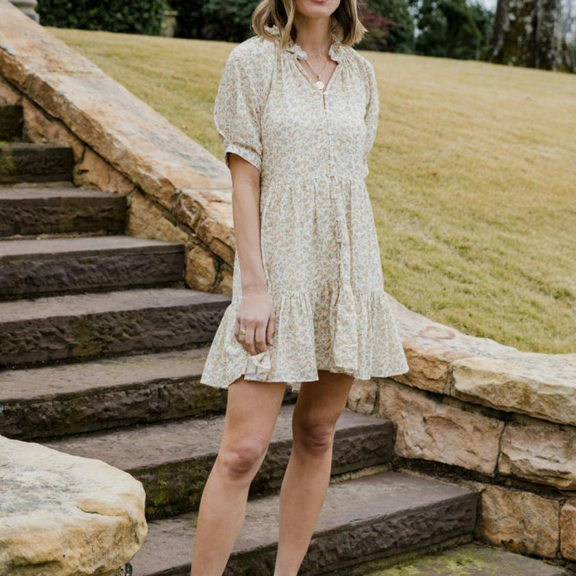 Ella Dress in Honey Blooms