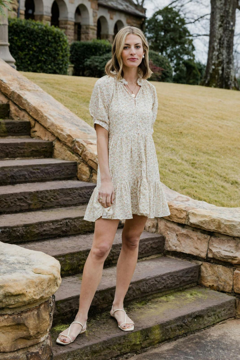 Ella Dress in Honey Blooms