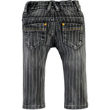 Classic Pinstripe Denim Pants