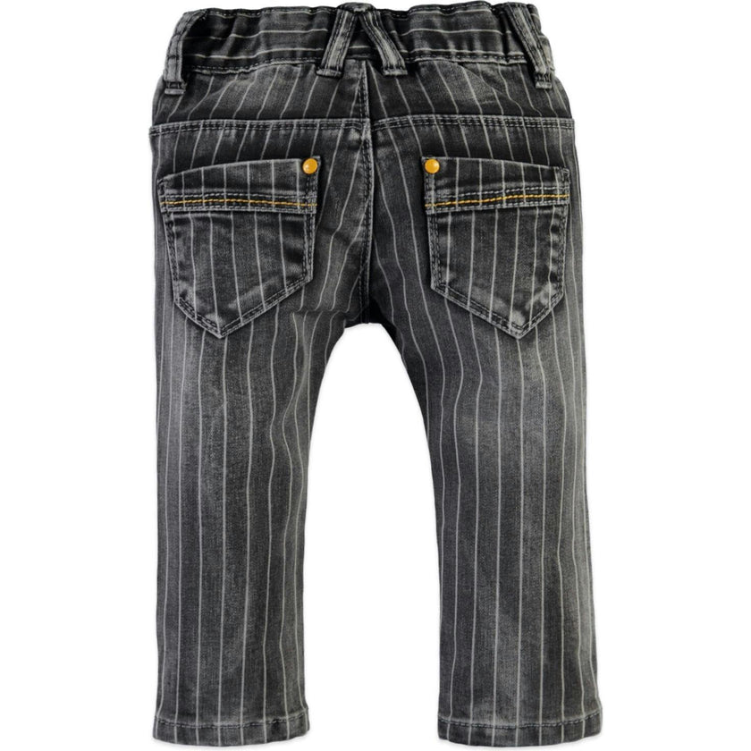 Classic Pinstripe Denim Pants