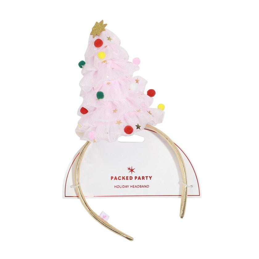 Packed Party Tree Tulle Headband Pink Party