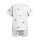 Crystal Doodle Short Set