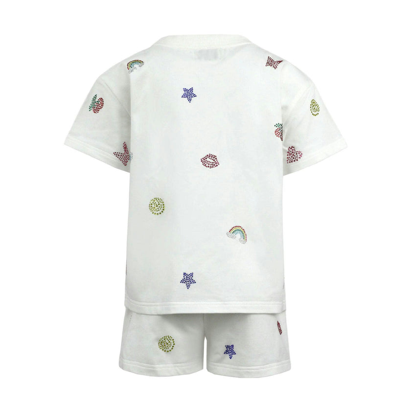 Crystal Doodle Short Set