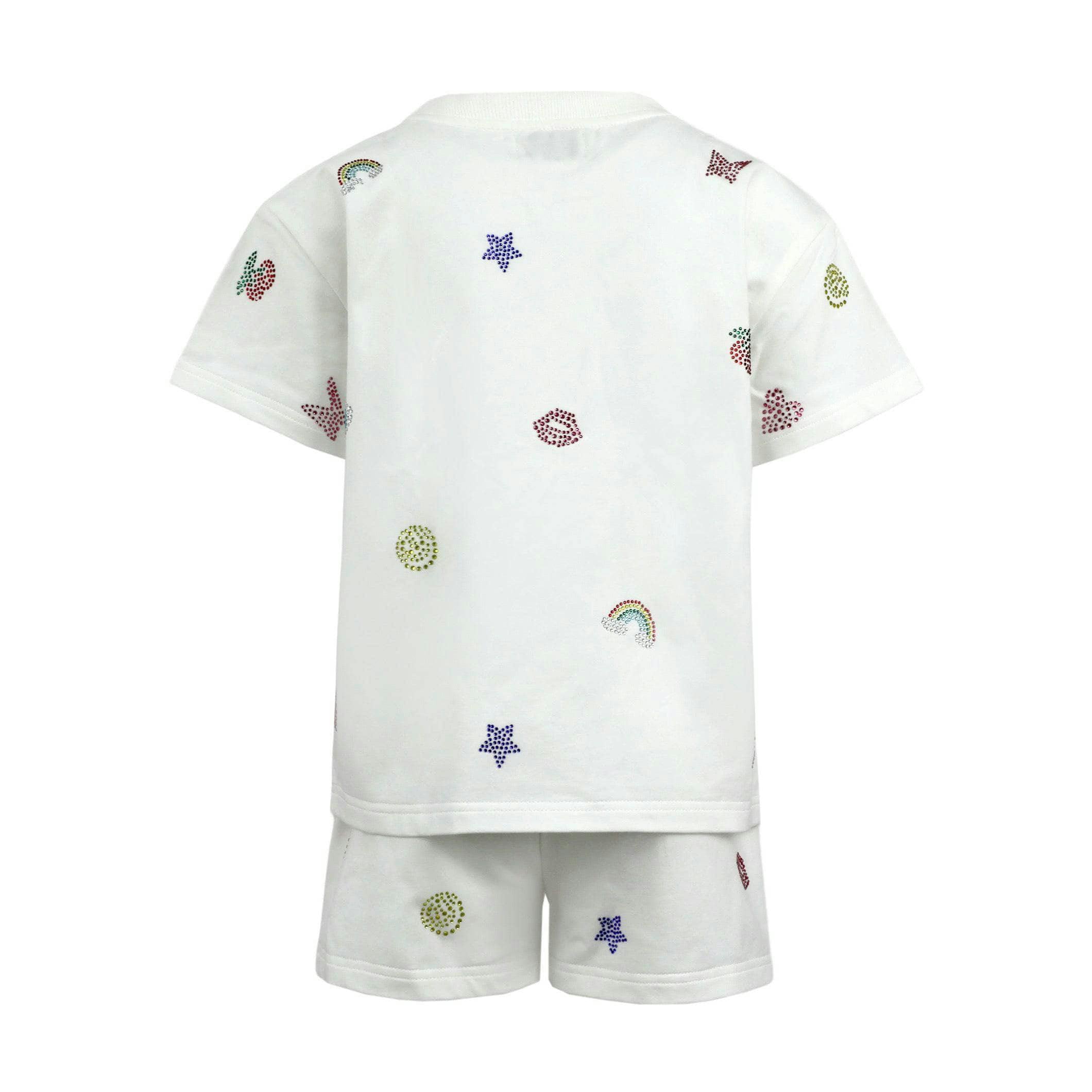 Crystal Doodle Short Set