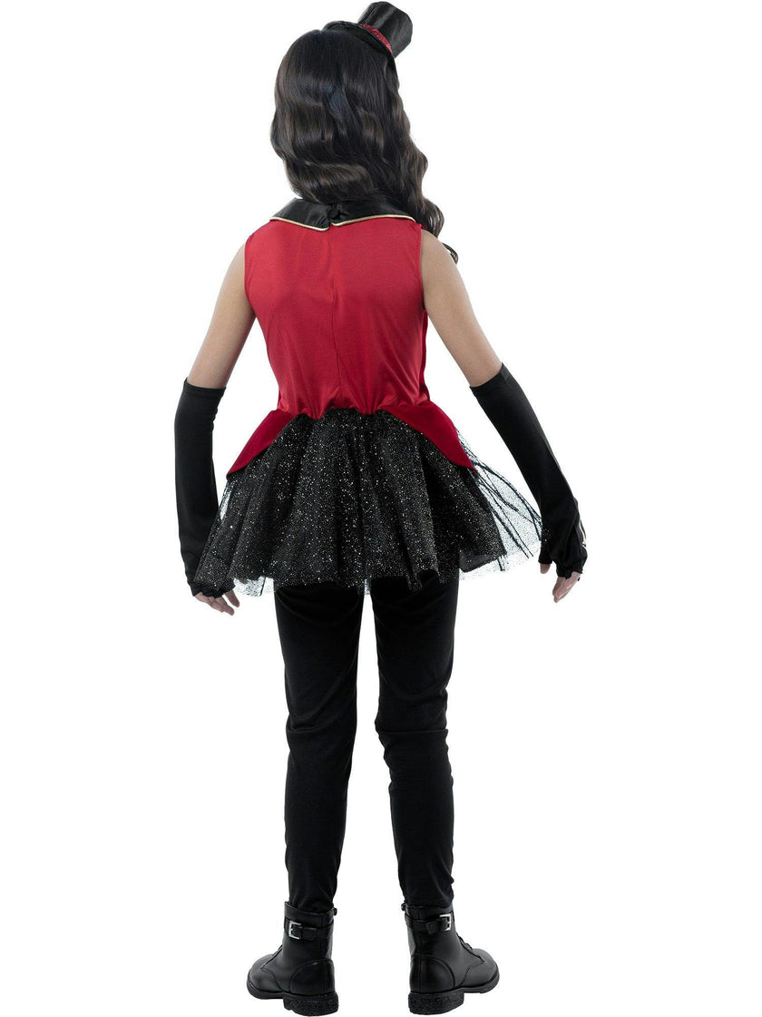 Girls' Circus Ringmaster Skeleton Costume