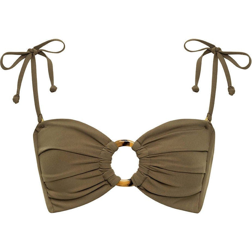 Tori Ties Bandeau Bikini Top