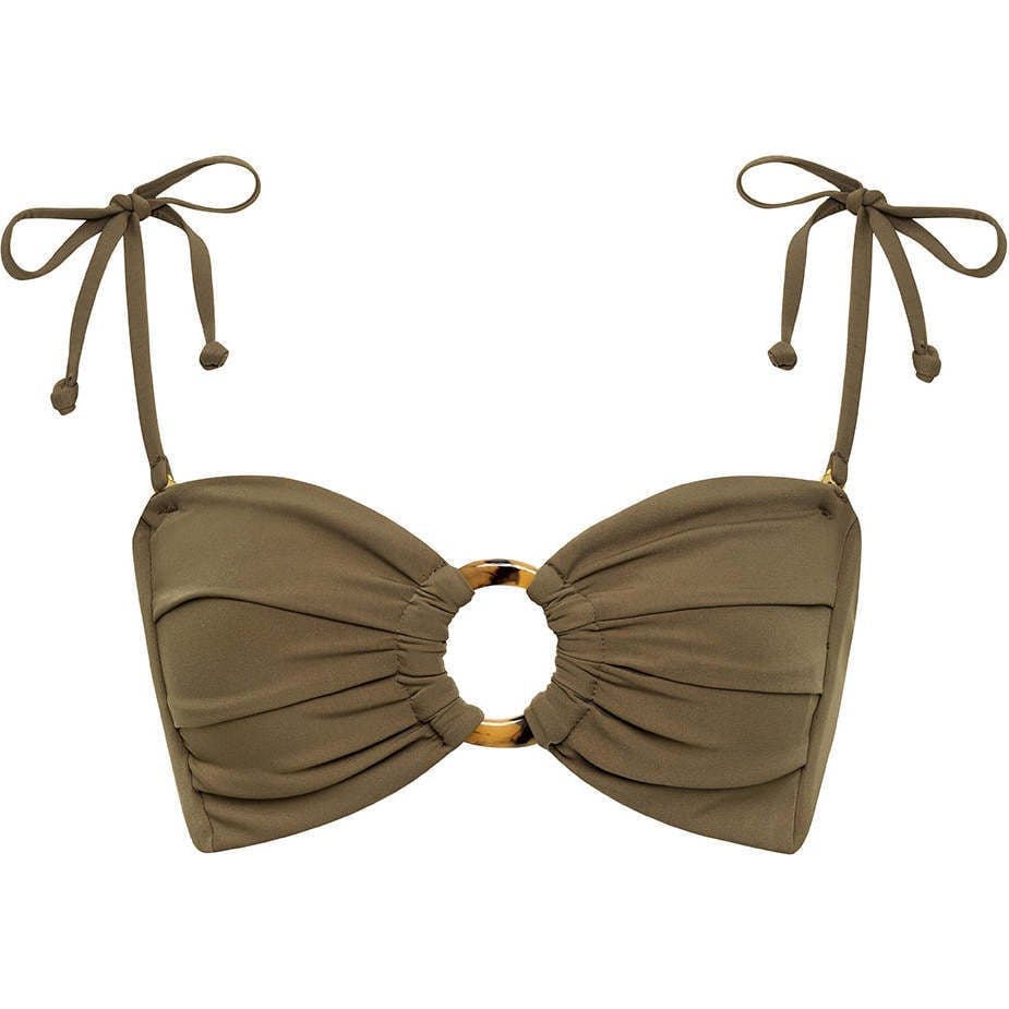 Tori Ties Bandeau Bikini Top
