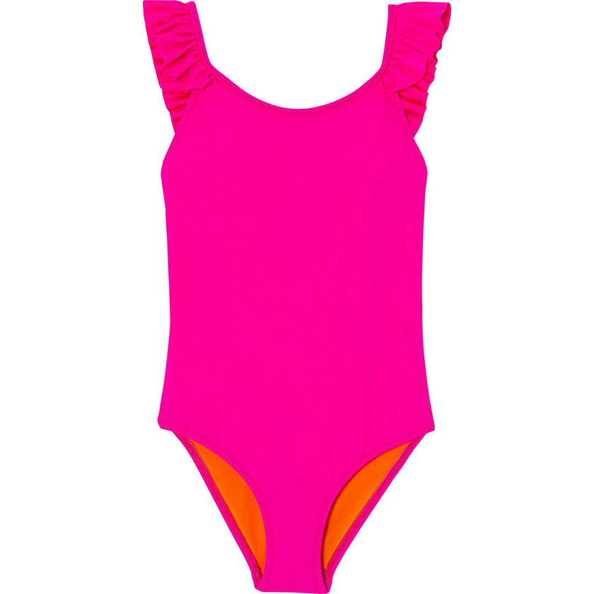 Girls' one-piece swimsuit, aqua | GIGI 1P