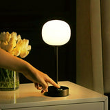 Natalia 12.25" Modern Minimalist Iron Rechargeable Integrated LED Table Lamp