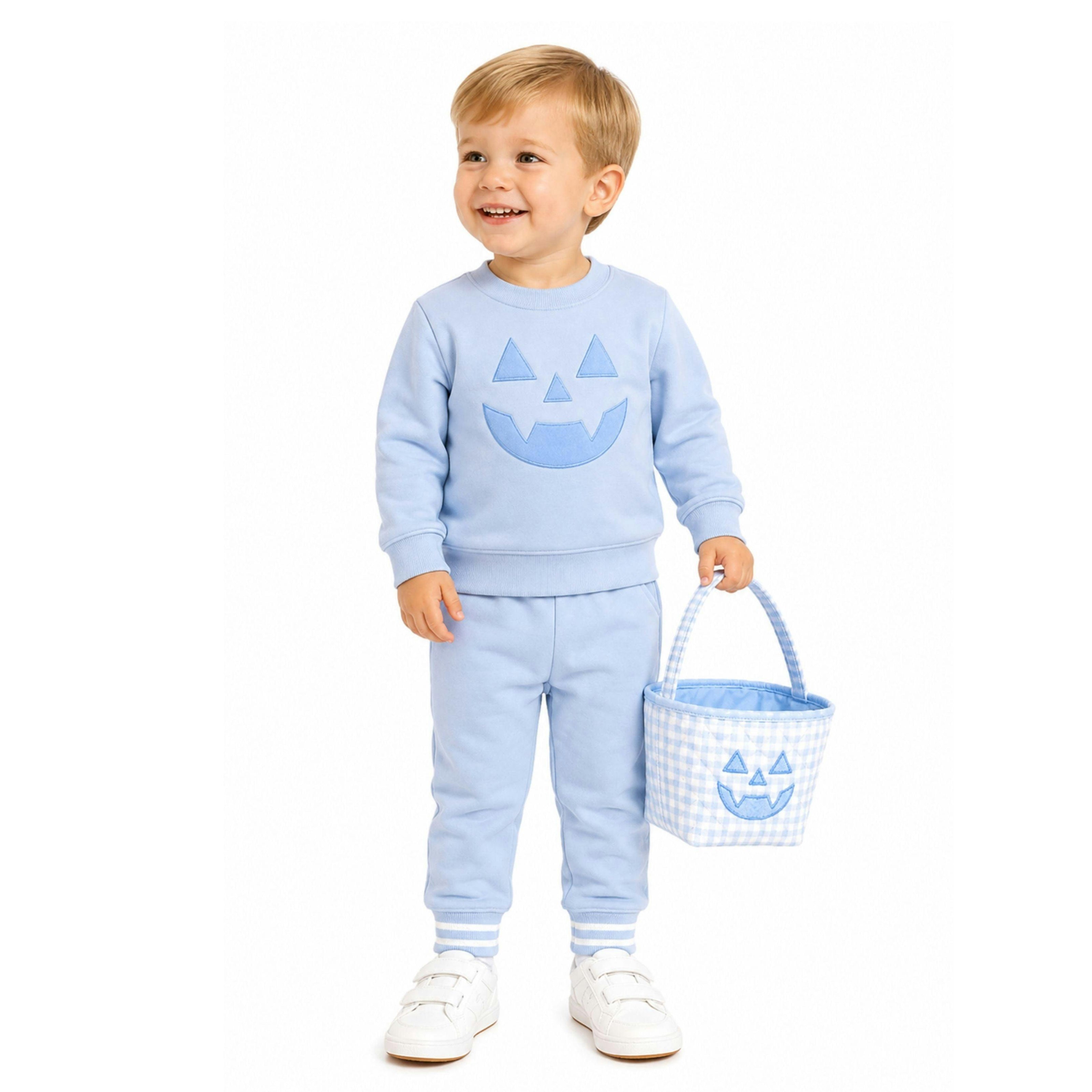 Petite Pumpkin Tote, Blue