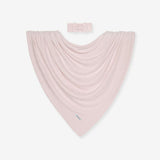 Icing Pink Pointelle Picot Swaddle Headband Set