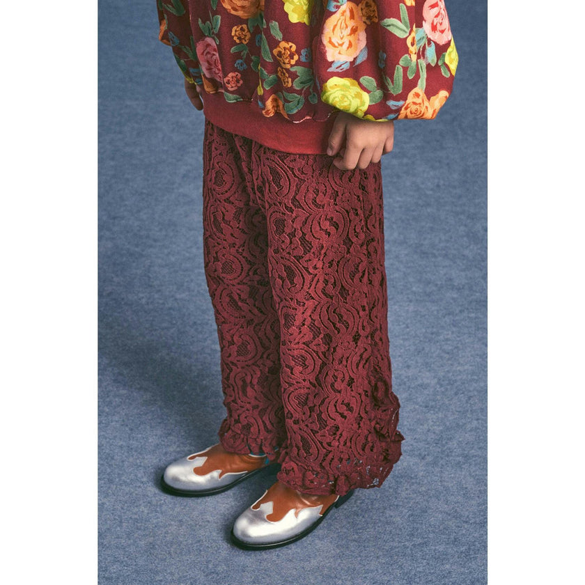 CHENILLE LACE TROUSERS