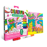 Colortopia Color By Number Paint Marker Kit - Unicorn Funland