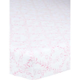 Pink Bears Trellace Crib Sheets