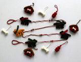 Dog Themed Christmas Decoration Set for Table Top Trees - 9 Pieces