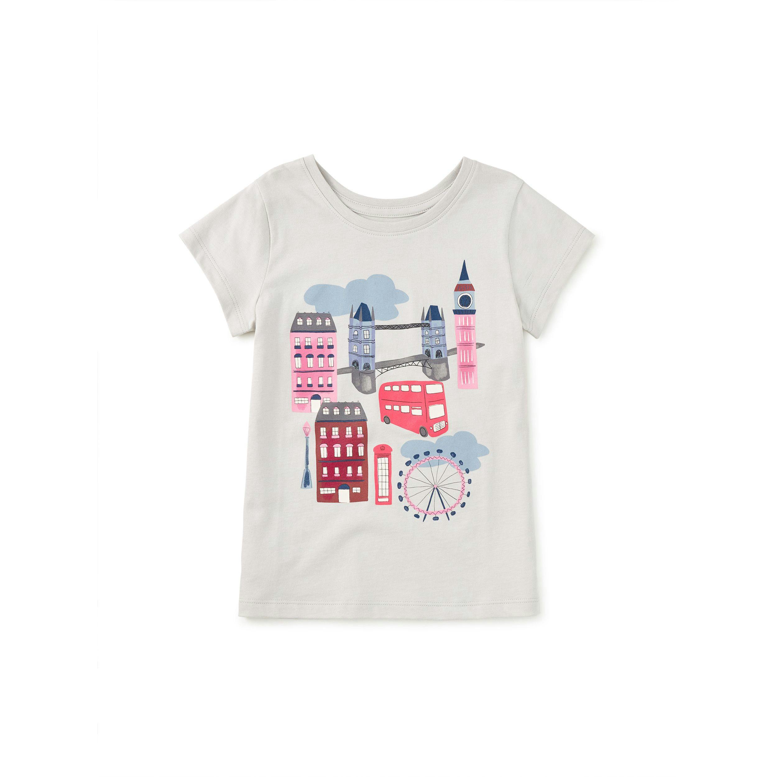 London Landmarks Graphic Tee, Dove