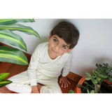Boy Grey Pajama Set in Pima Cotton
