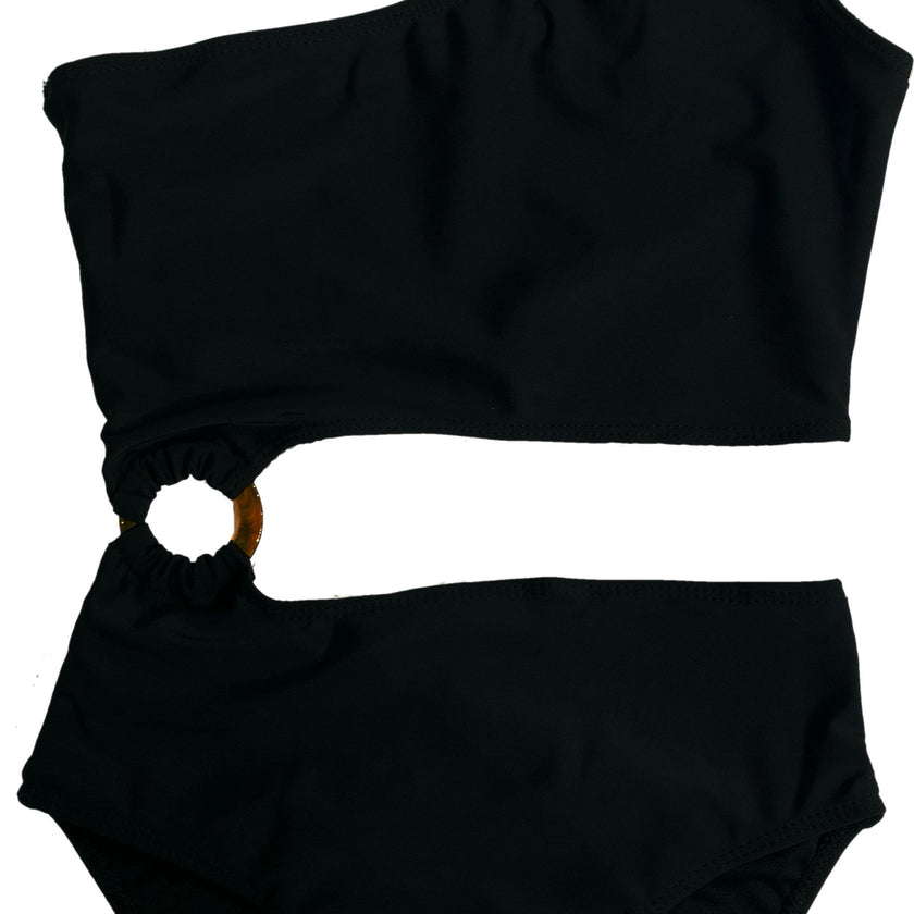 Girl's Ring Monokini One Piece Bathing Suit