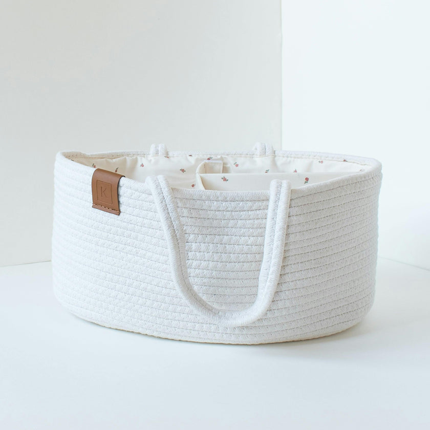 Diaper Caddy Truffle Stripe