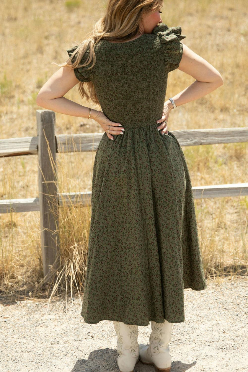 Hattie Dress in Woodland Floral