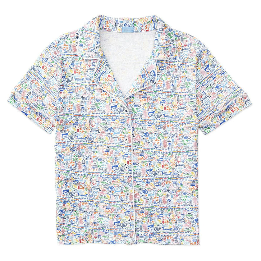 Cape Cod Women’s Button Front Short Pajama Set