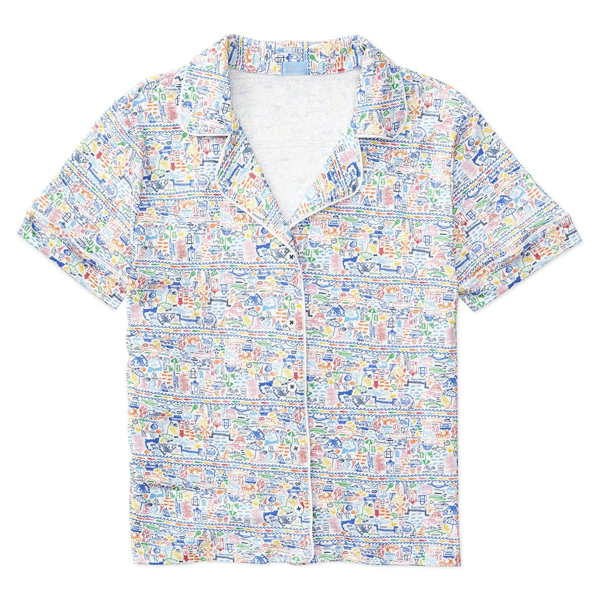 Cape Cod Women’s Button Front Short Pajama Set