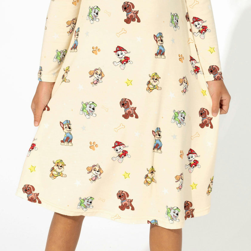 PAW Patrol: Classic Bamboo Girls' Long Sleeve Dress