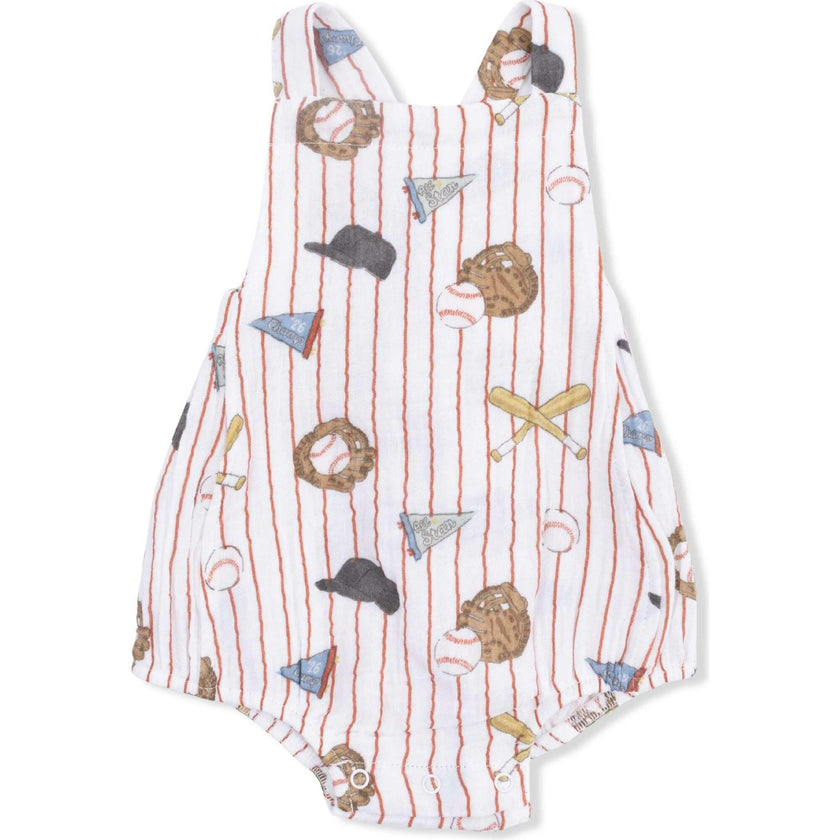 Vintage Baseball Stripe - Retro Sunsuit