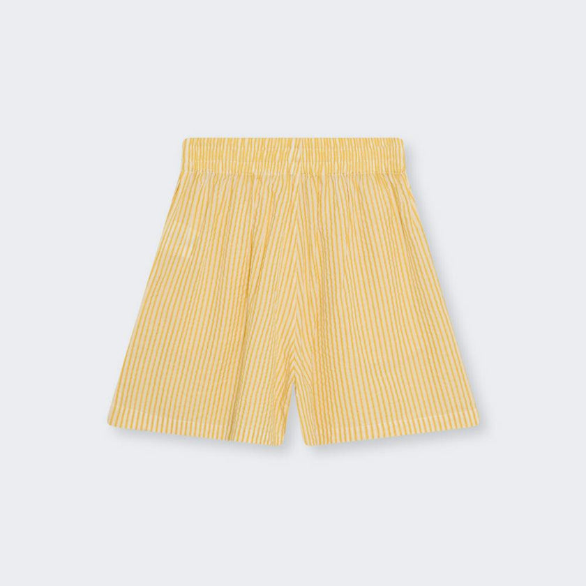 Alheli Woman Short Mimosa Yellow Stripes