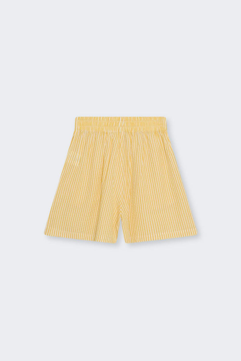 Alheli Woman Short Mimosa Yellow Stripes