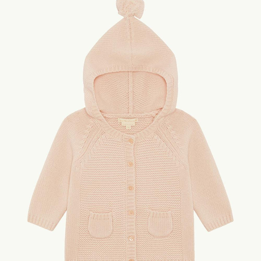 Bo Cable Knit Pram Cardigan - Pink