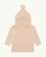 Bo Cable Knit Pram Cardigan - Pink