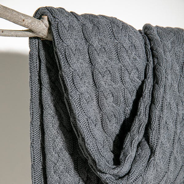 Double cable - Dk brown mel