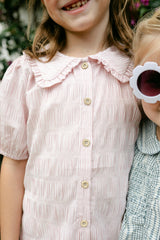 Pippa Dress - Soft Rose Stripe