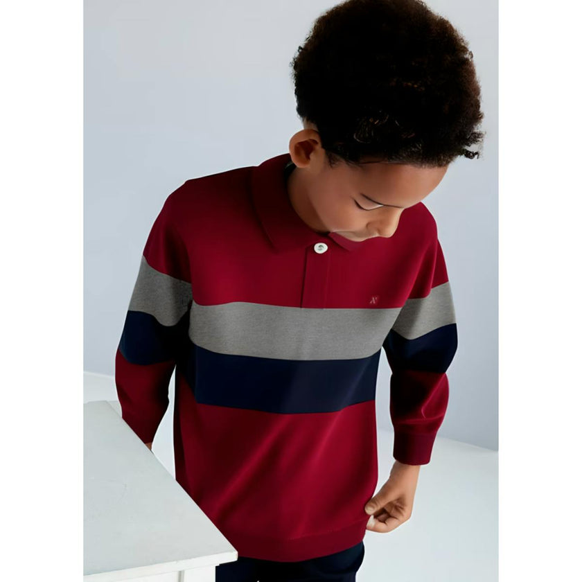 Boy Striped Polo Shirt