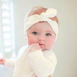 Pima Baby Headband White