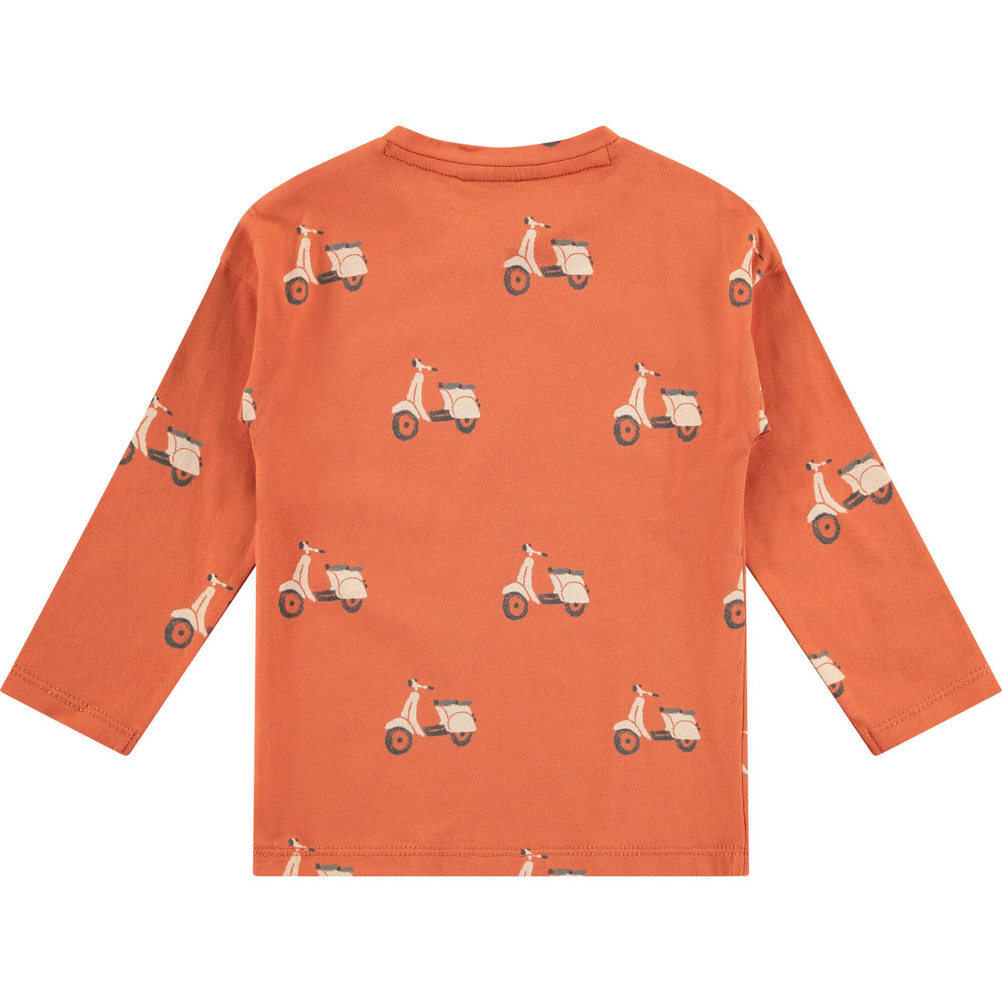 Vespa Print Long Sleeve T-Shirt