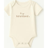 Big Brother Clay Organic Cotton Short Sleeve Baby Bodysuit
