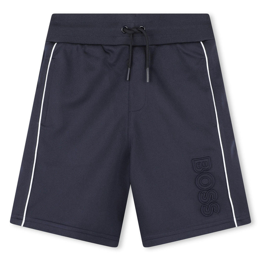 Navy Logo Shorts