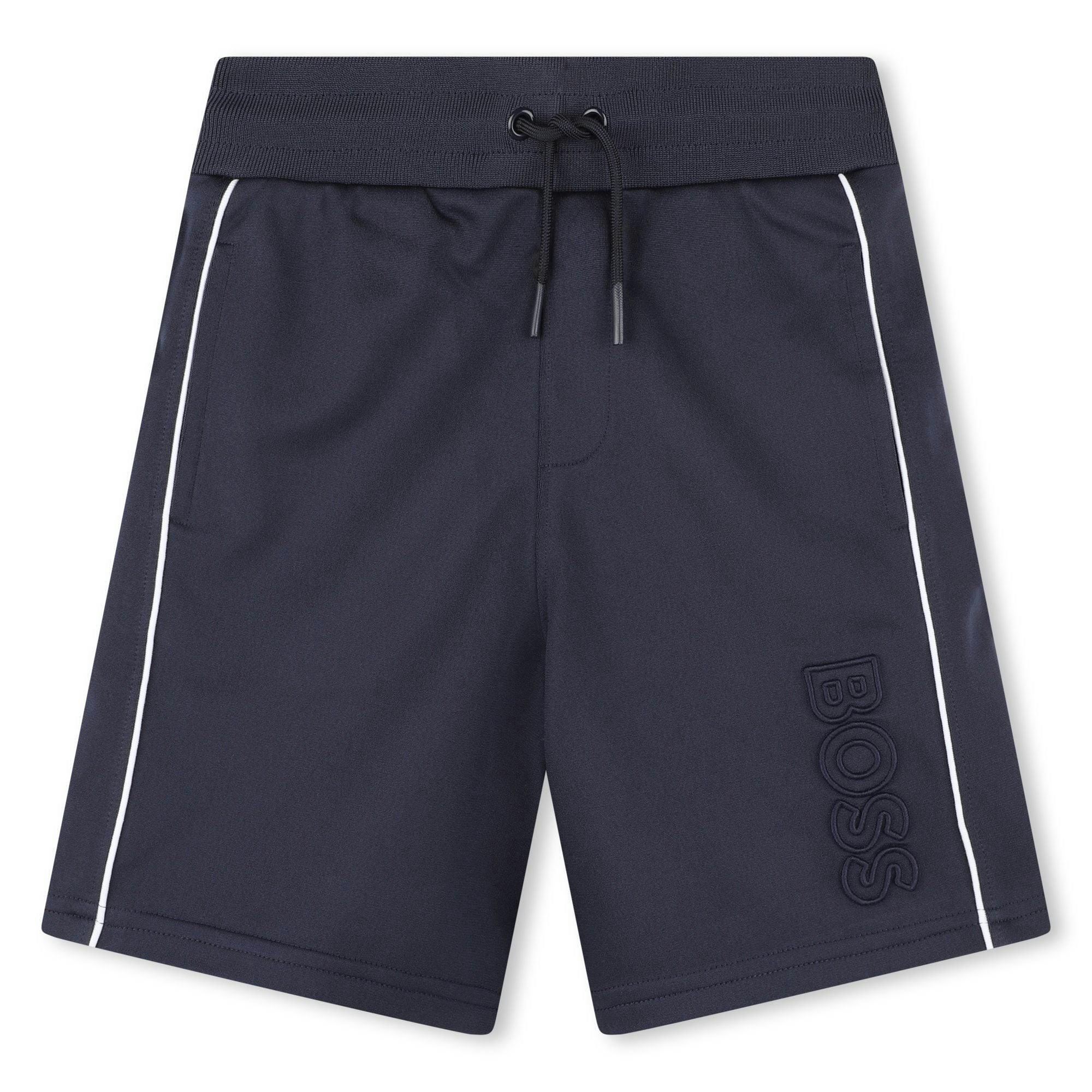 Navy Logo Shorts