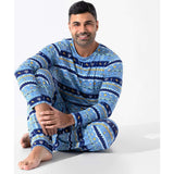 Hanukkah Fair Isle Bamboo Men's Pajama Set