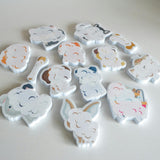 Bath Time: Stickers - Color Changing Muddy Paws