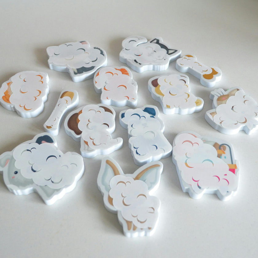 Bath Time: Stickers - Color Changing Muddy Paws