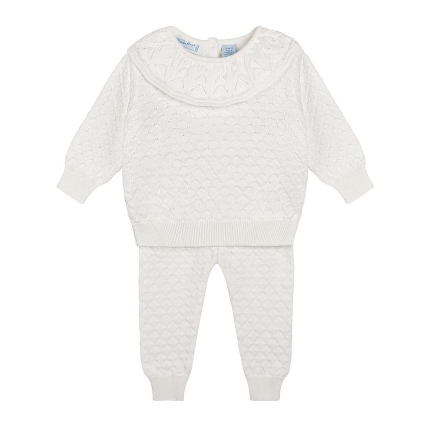Girls Quilted Knit Set