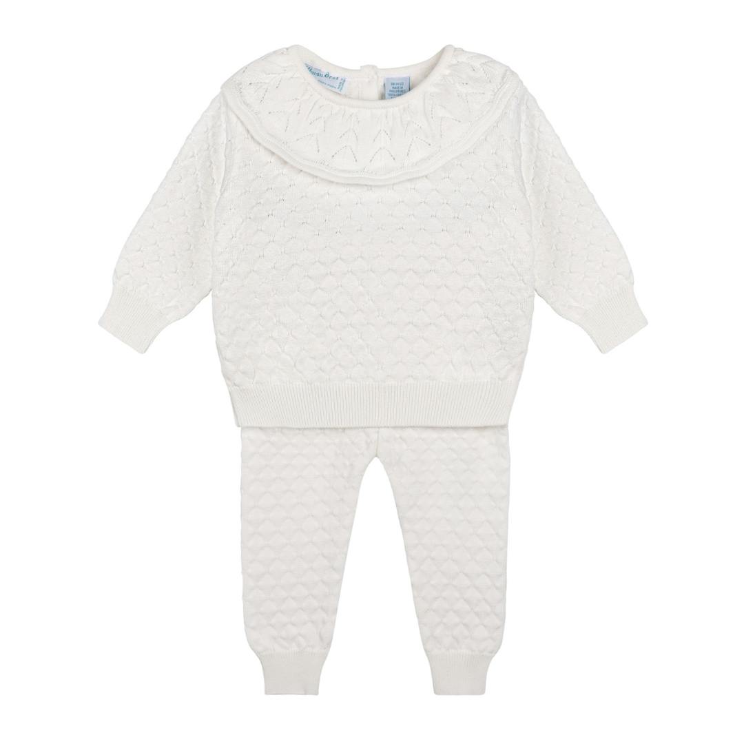 Girls Quilted Knit Set