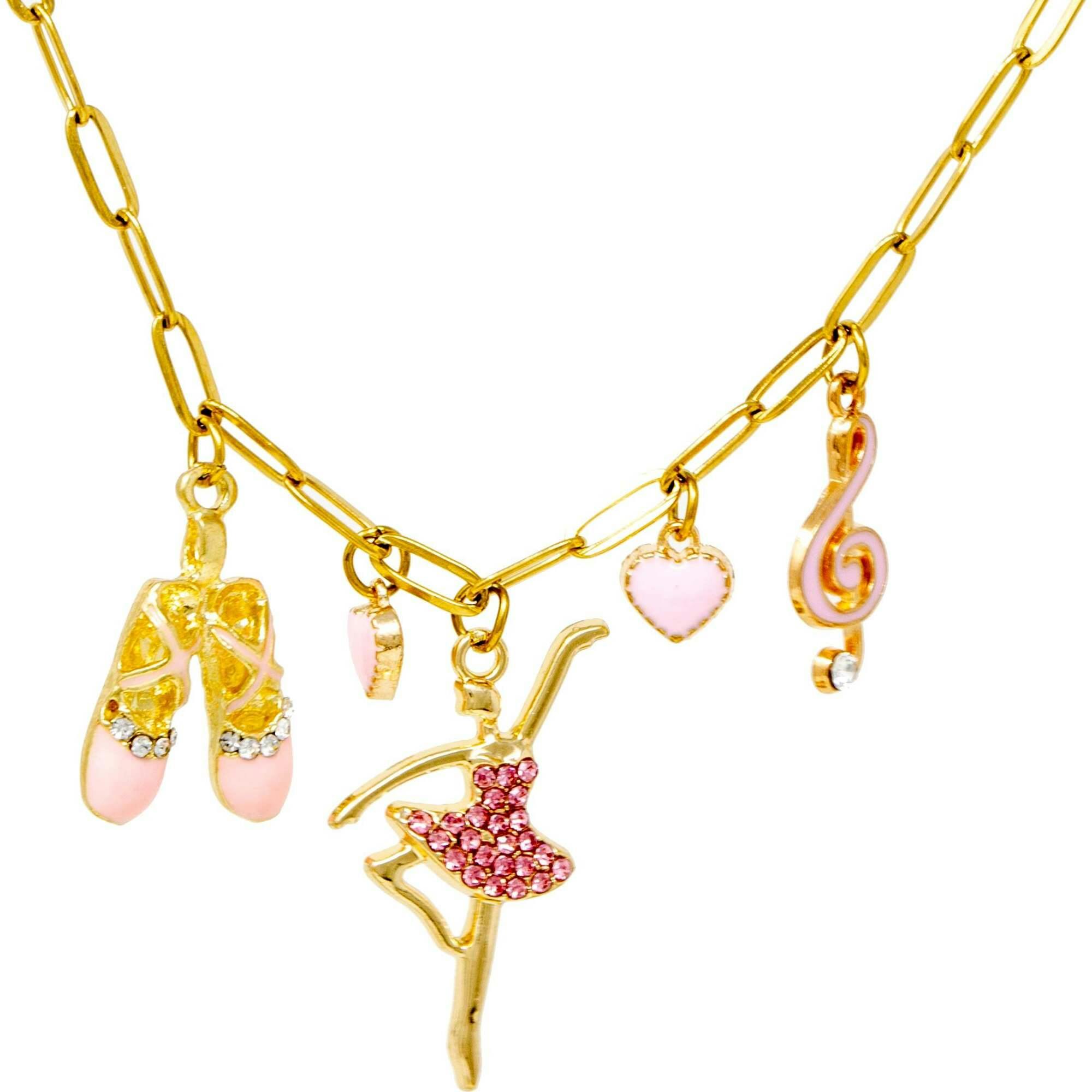 Ballet Multi Charm Necklace