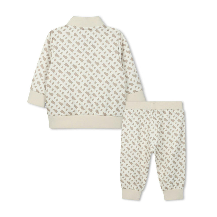 Sand Cardigan Patterned Pants Set