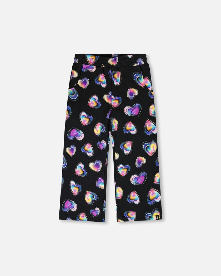 Wide Leg Fleece Pants