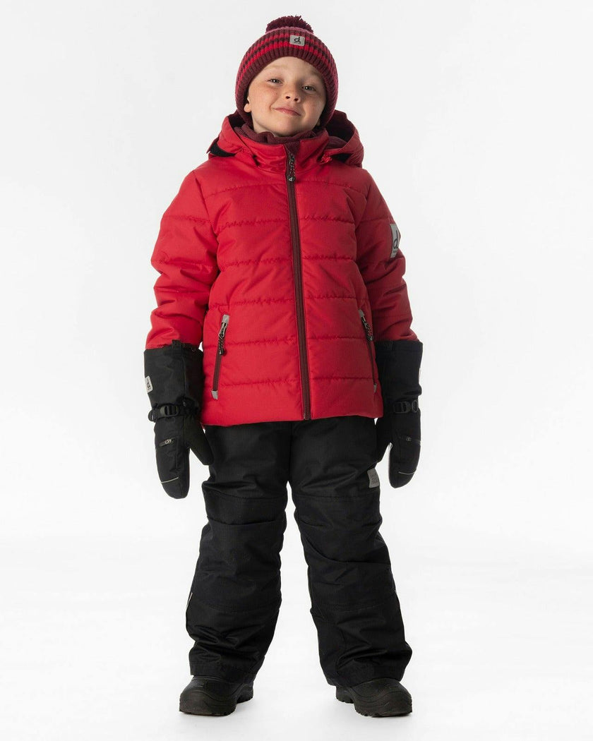 Two Piece Play Snowsuit Red With Black Pants